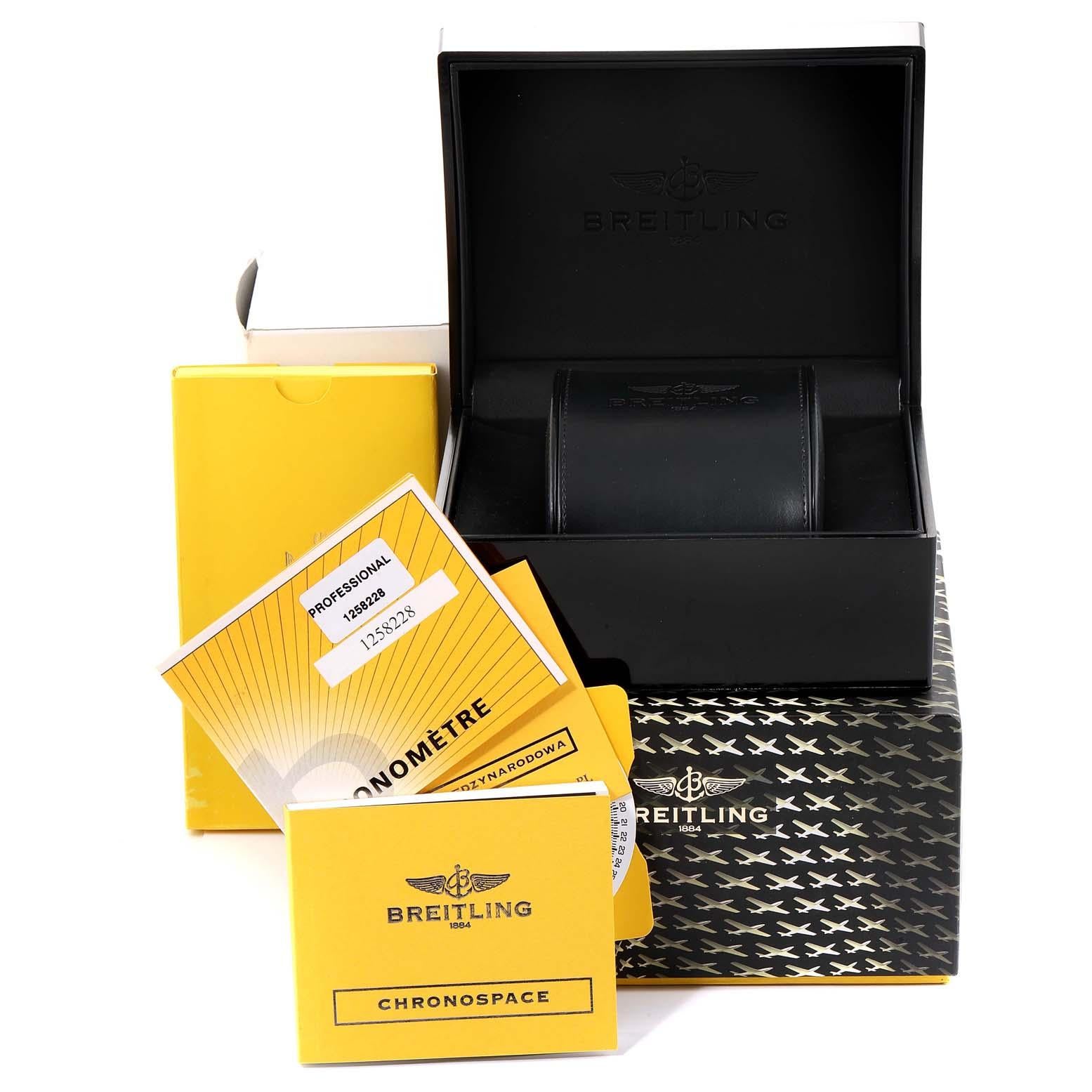 Breitling Aerospace Avantage Titanium Perpetual Alarm Watch E79362 Box Papers For Sale 4
