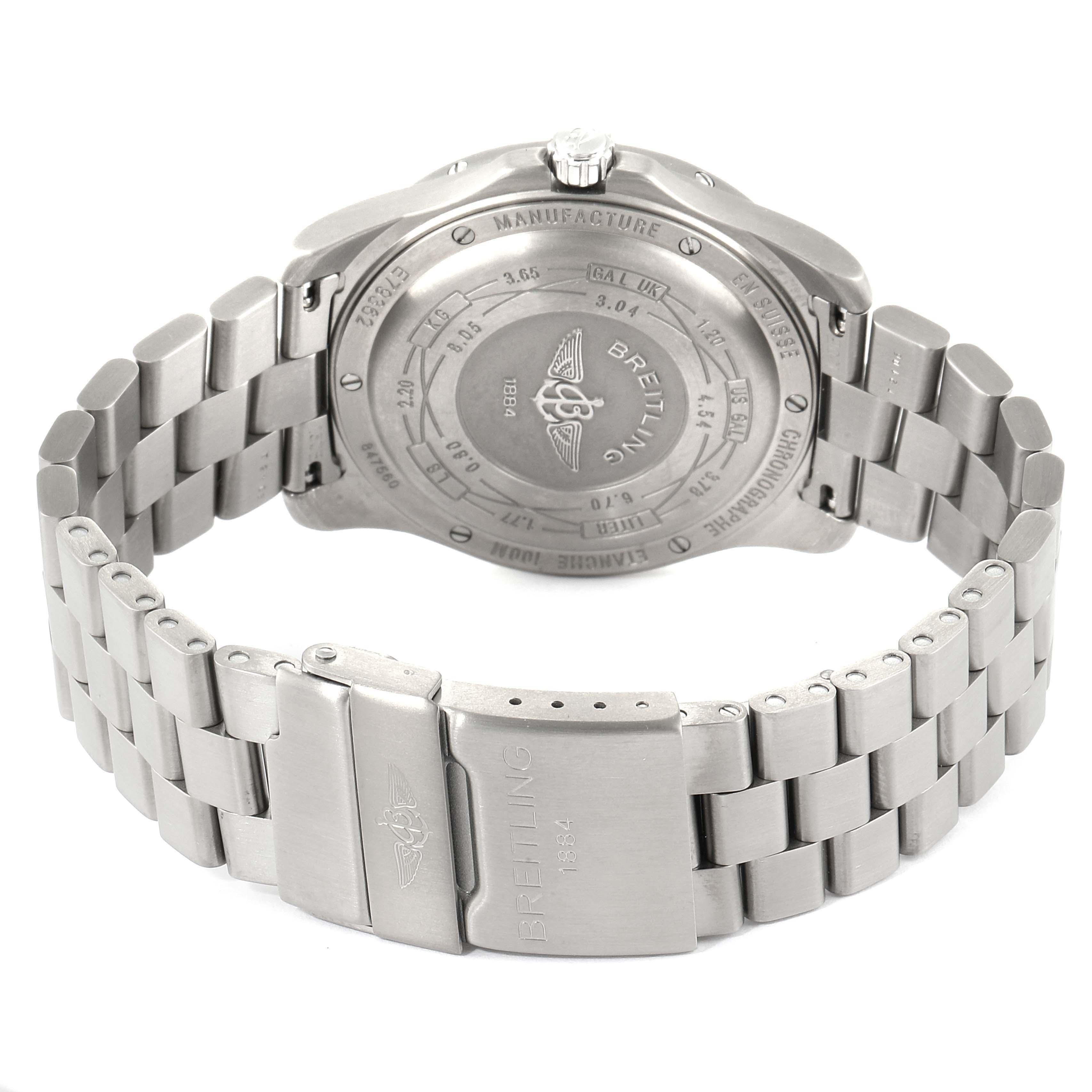 Breitling Aerospace Avantage Titanium Perpetual Alarm Watch E79362 Box Papers For Sale 1