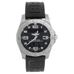 Breitling Aerospace Evo GMT Analog Digital Titanium Men's Watch E7936310/BC27