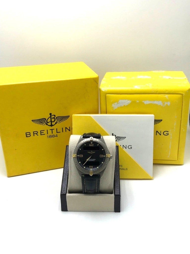 Breitling Aerospace F56060 Titanium Watch Box and Papers ...