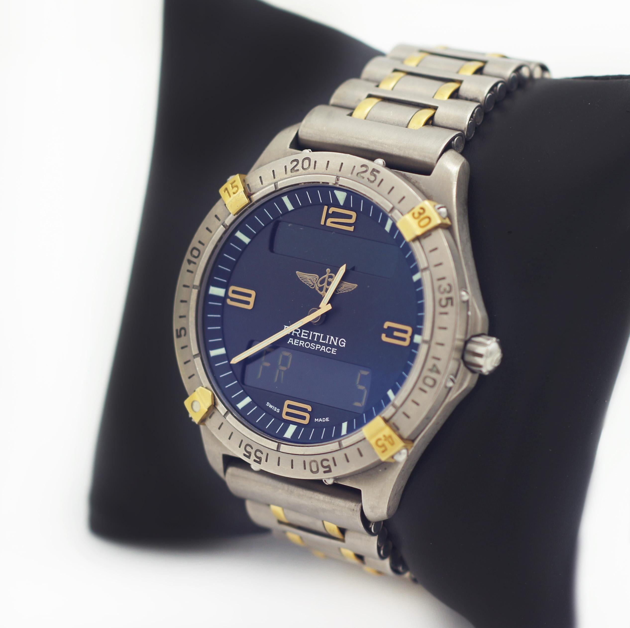 Breitling Aerospace F56062 Titan-Uhr aus 40 mm im Zustand „Gut“ in San Fernando, CA