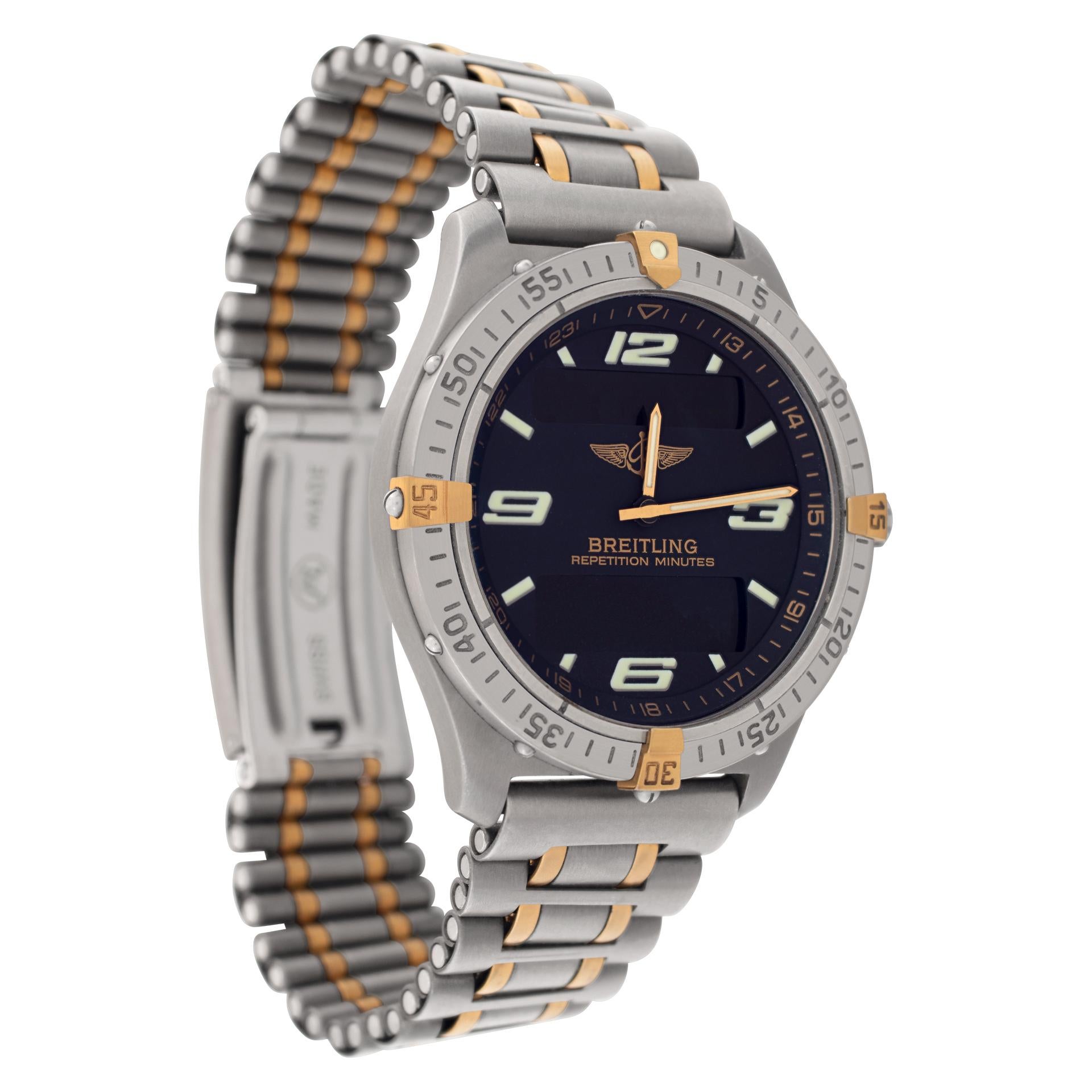 breitling aerospace titanium gold