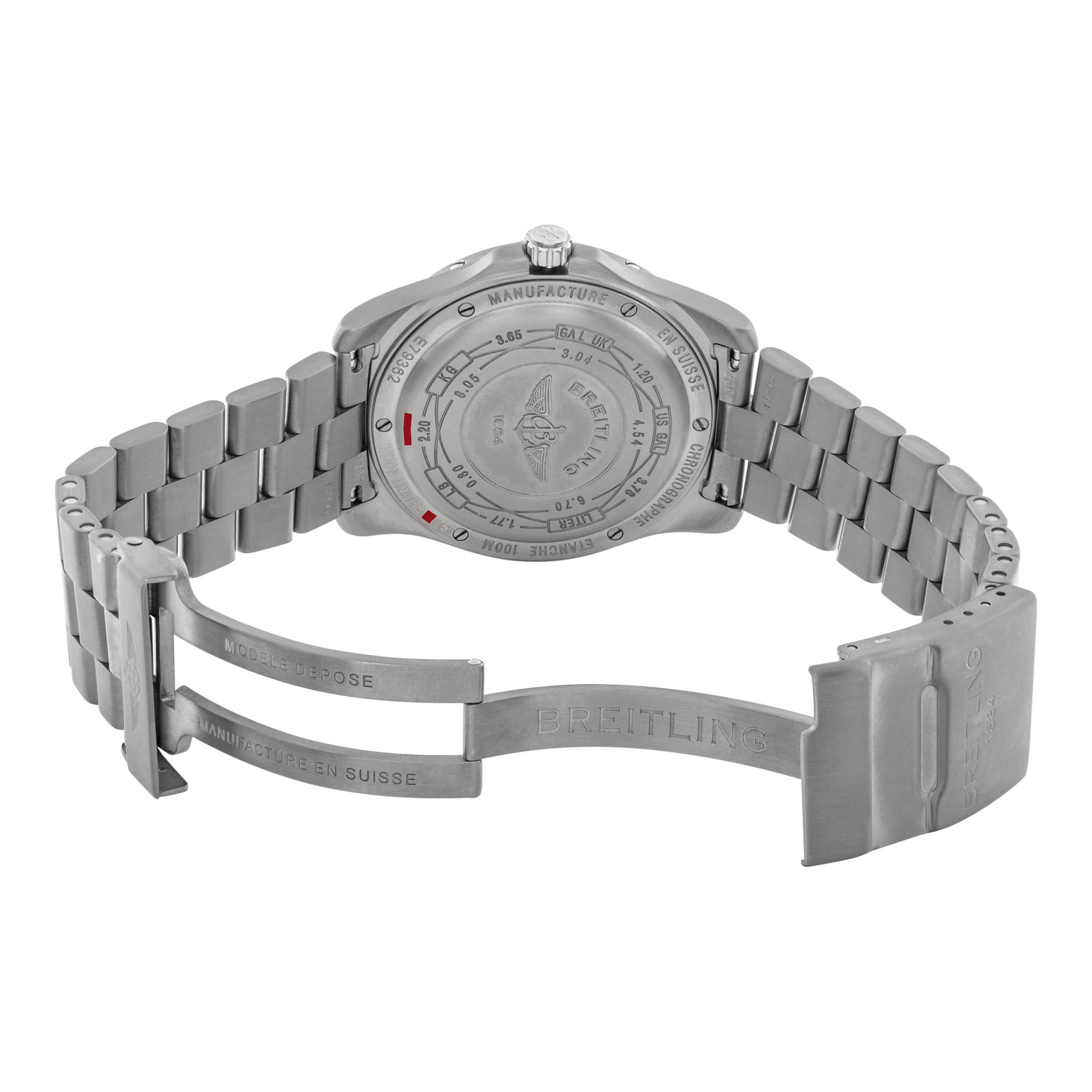 Men's Breitling Aerospace titanium Quartz Wristwatch Ref e79362 For Sale