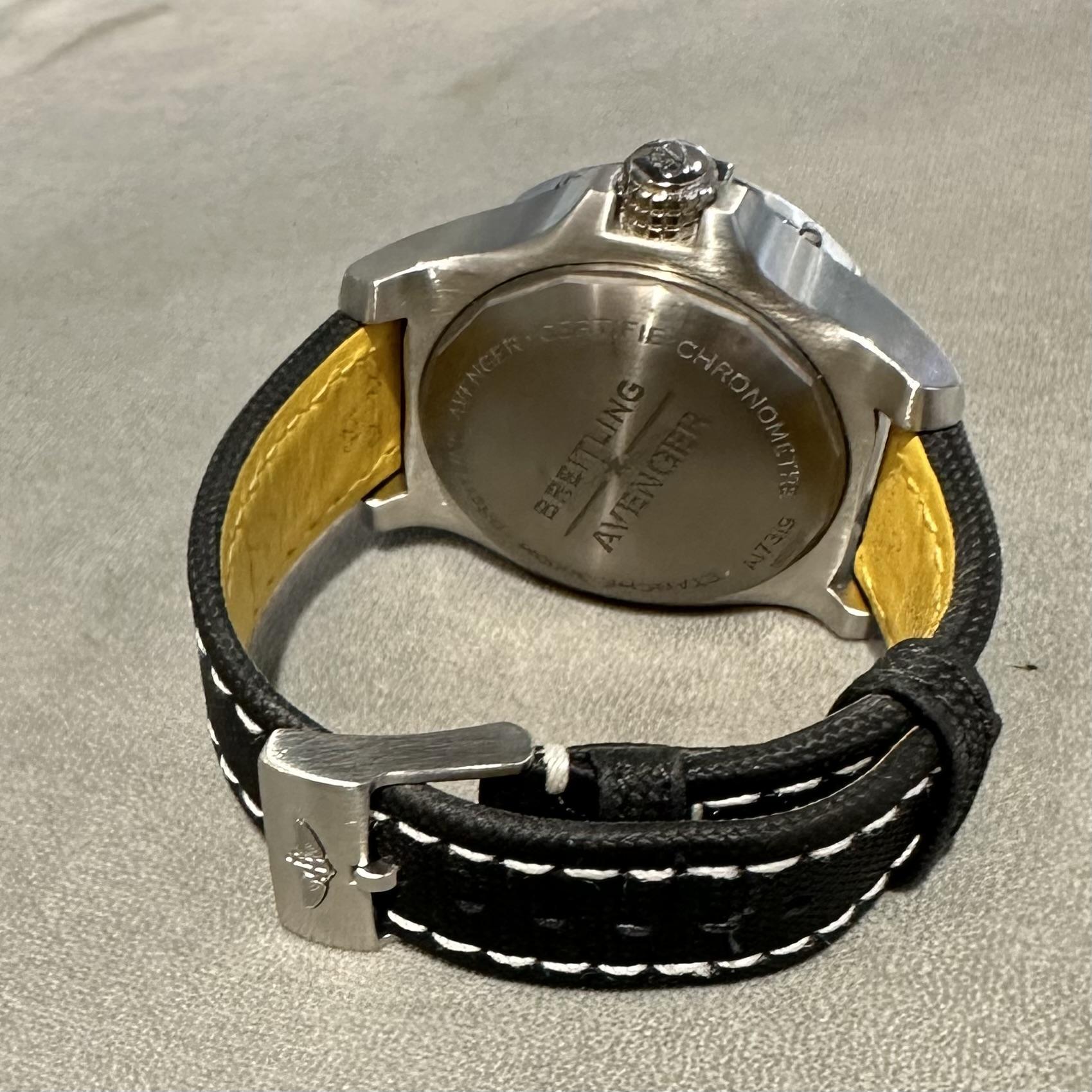 breitling watch yellow