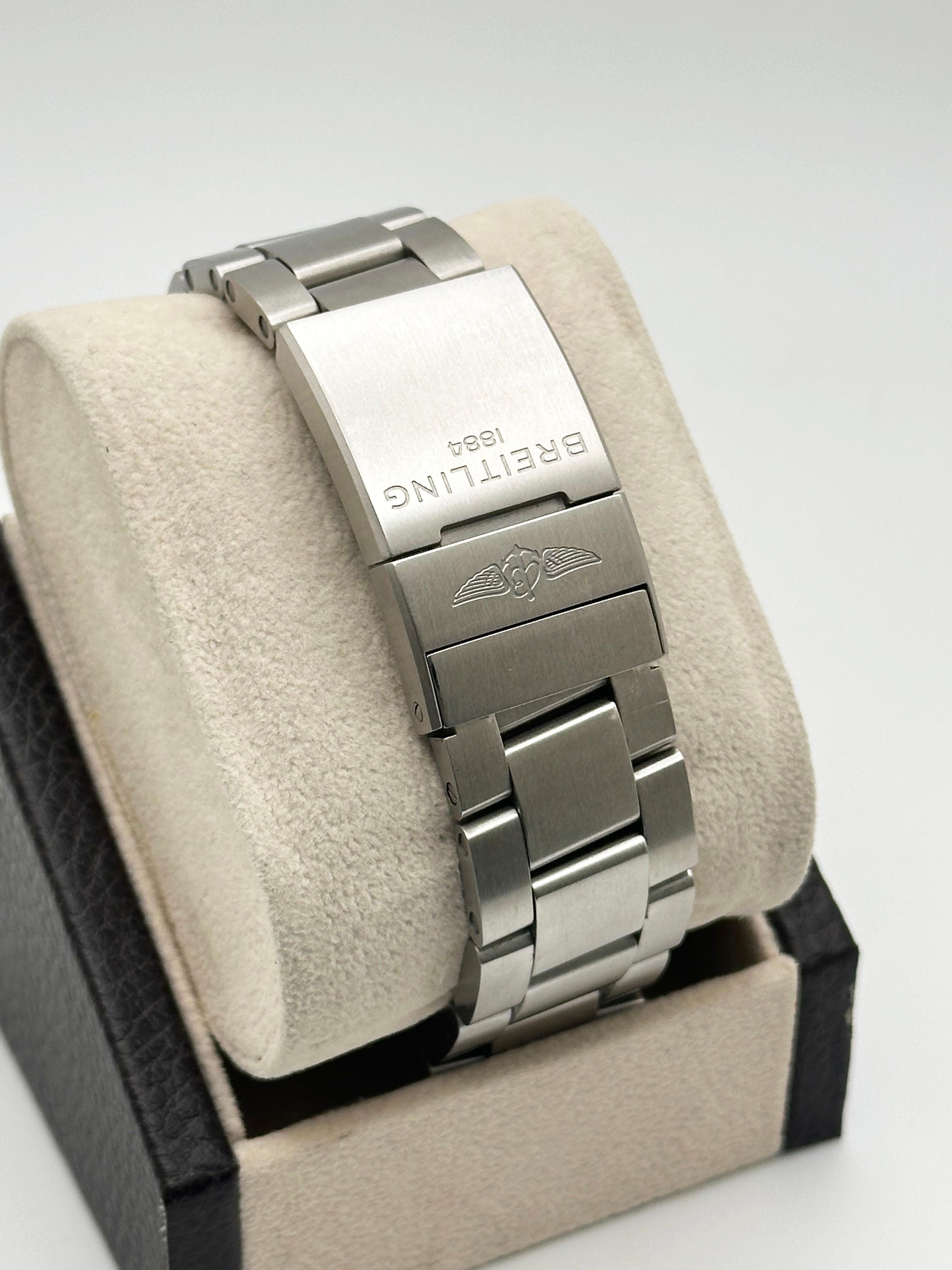 Breitling Avenger B01 AB0182 Quadrante grigio in acciaio inox 45mm in vendita 1
