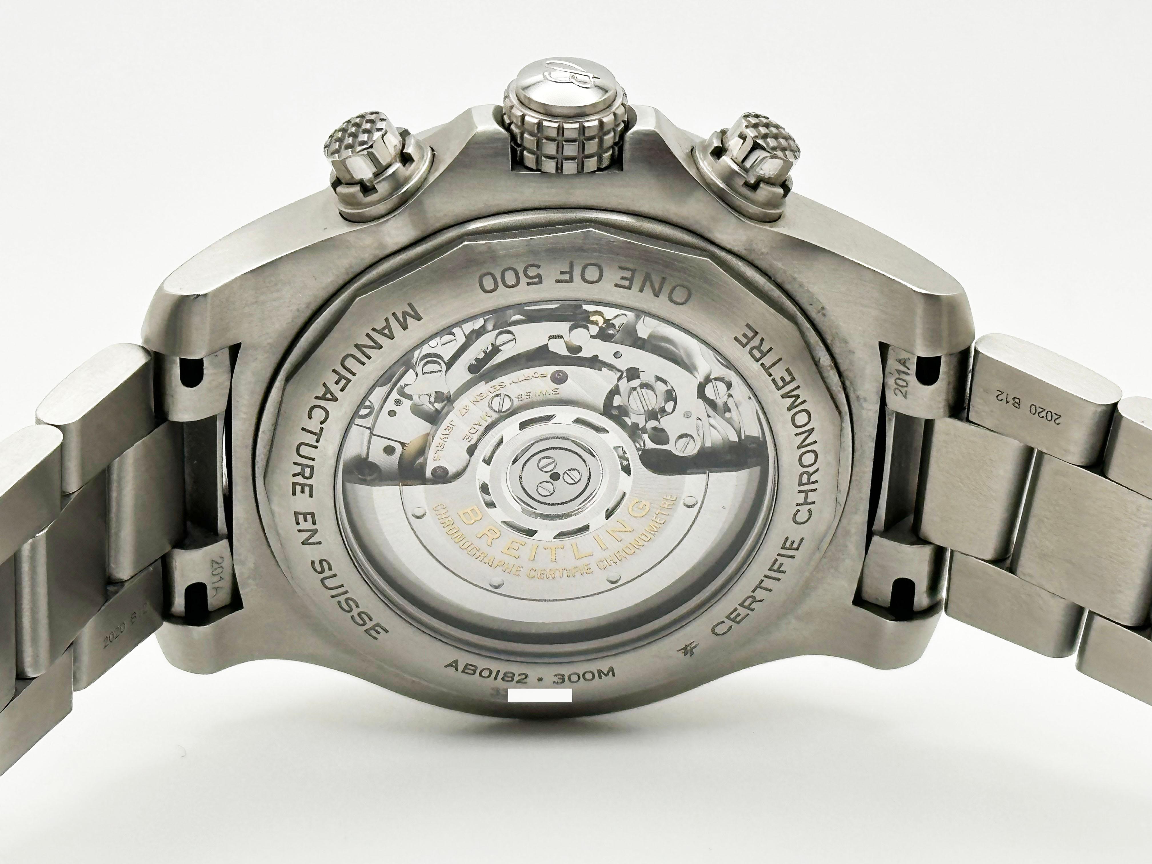 Breitling Avenger B01 AB0182 Quadrante grigio in acciaio inox 45mm in vendita 3