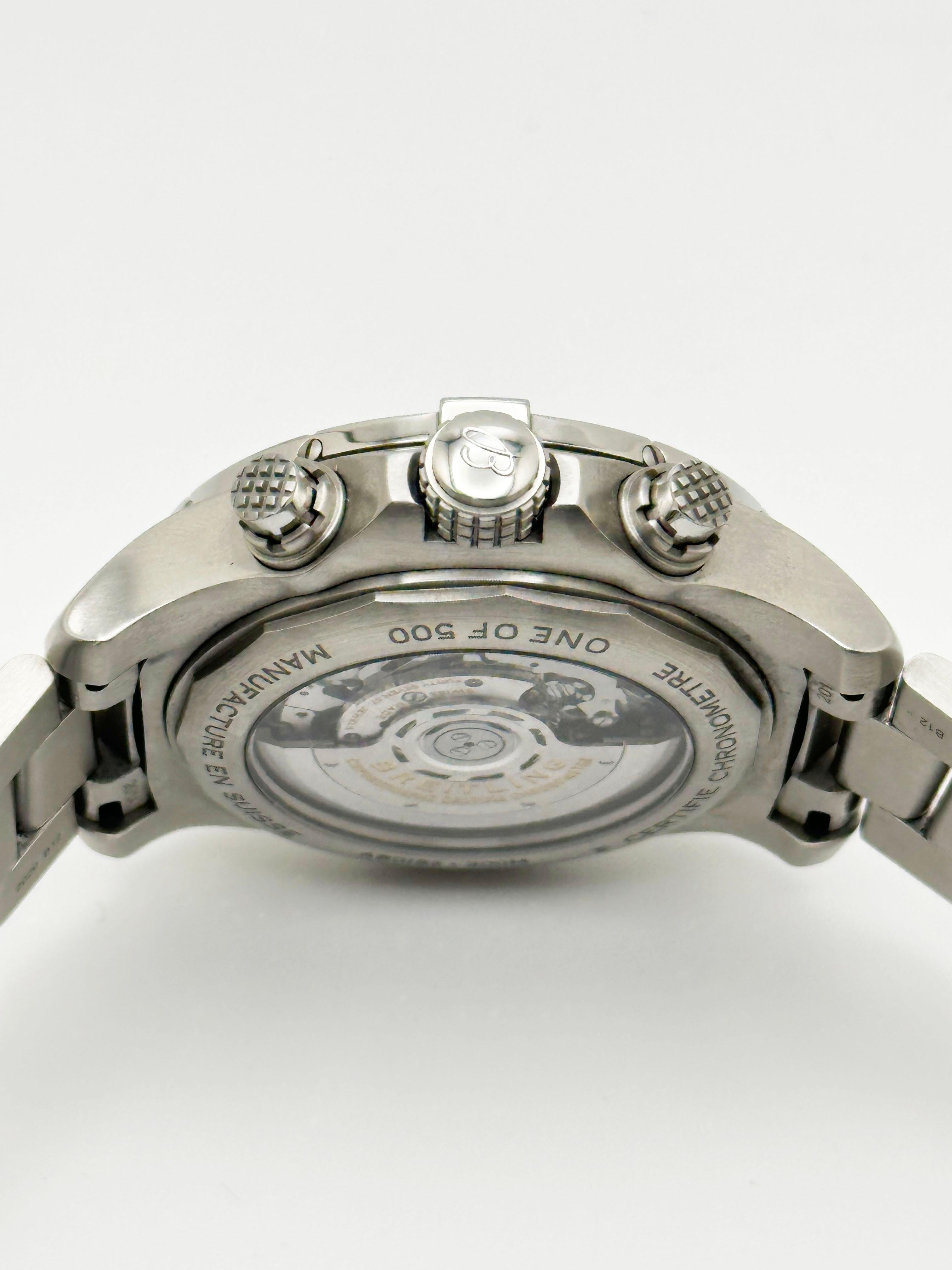 Breitling Avenger B01 AB0182 Quadrante grigio in acciaio inox 45mm in vendita 4