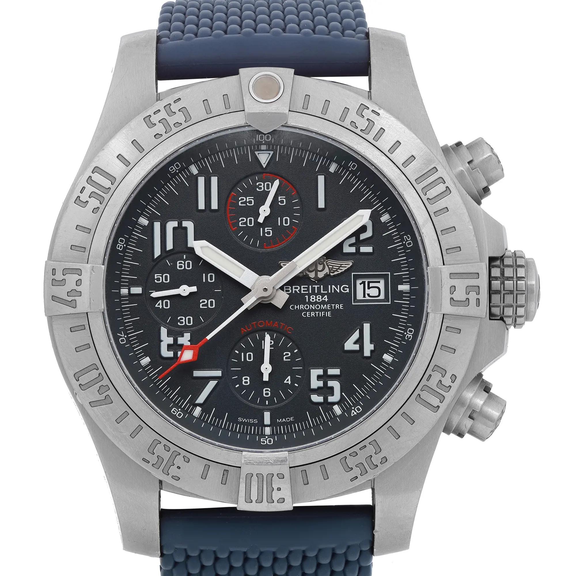 Pre-owned and in good condition. Can have minor blemishes during handling. Recently polished. Original Breitling band but not related to this model. 

Brand: Breitling  Type: Wristwatch  Department: Men  Model Number: E1338310/M536  Country/Region