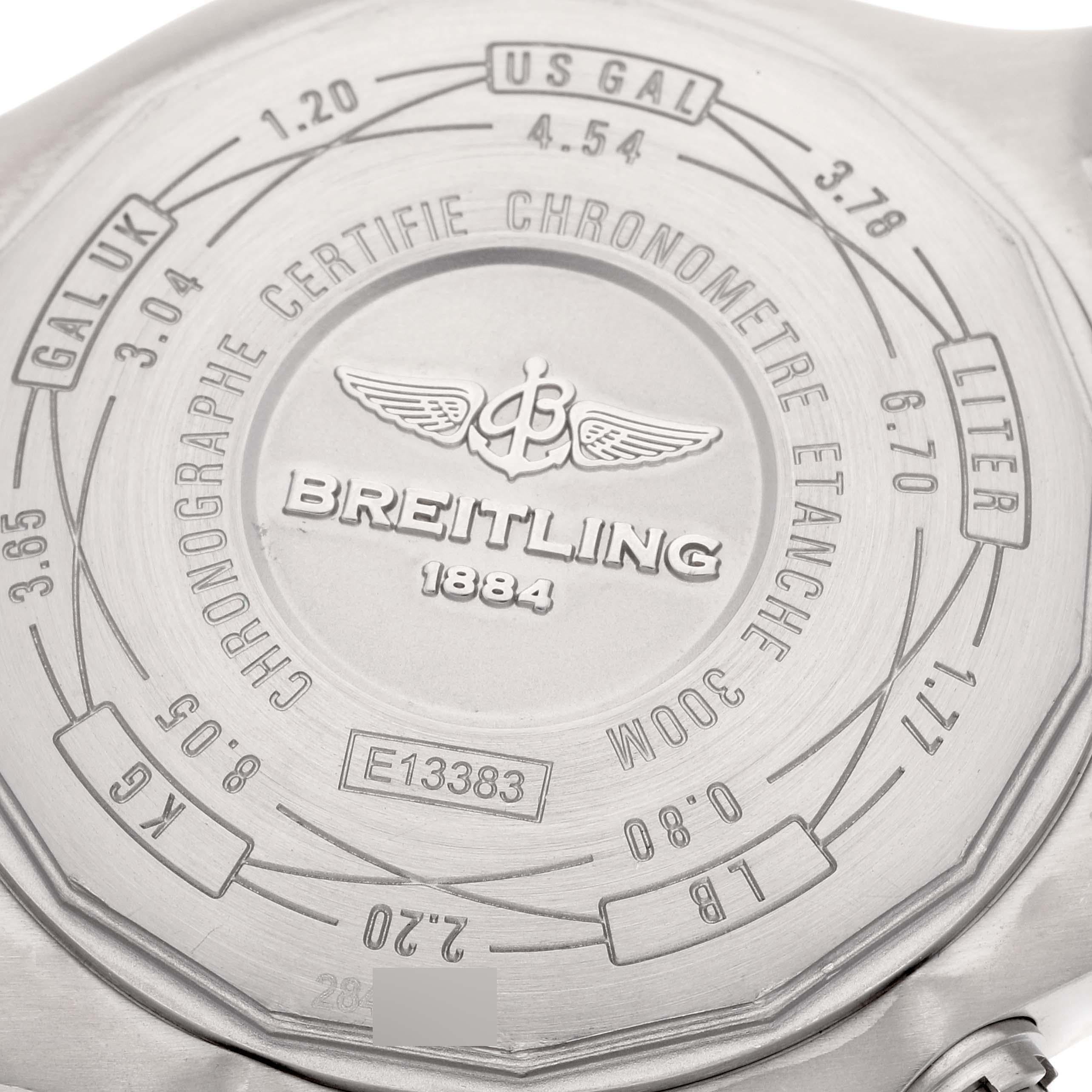 Breitling Avenger Bandit Chronograph Graues Zifferblatt Titan Herrenuhr E13383 4