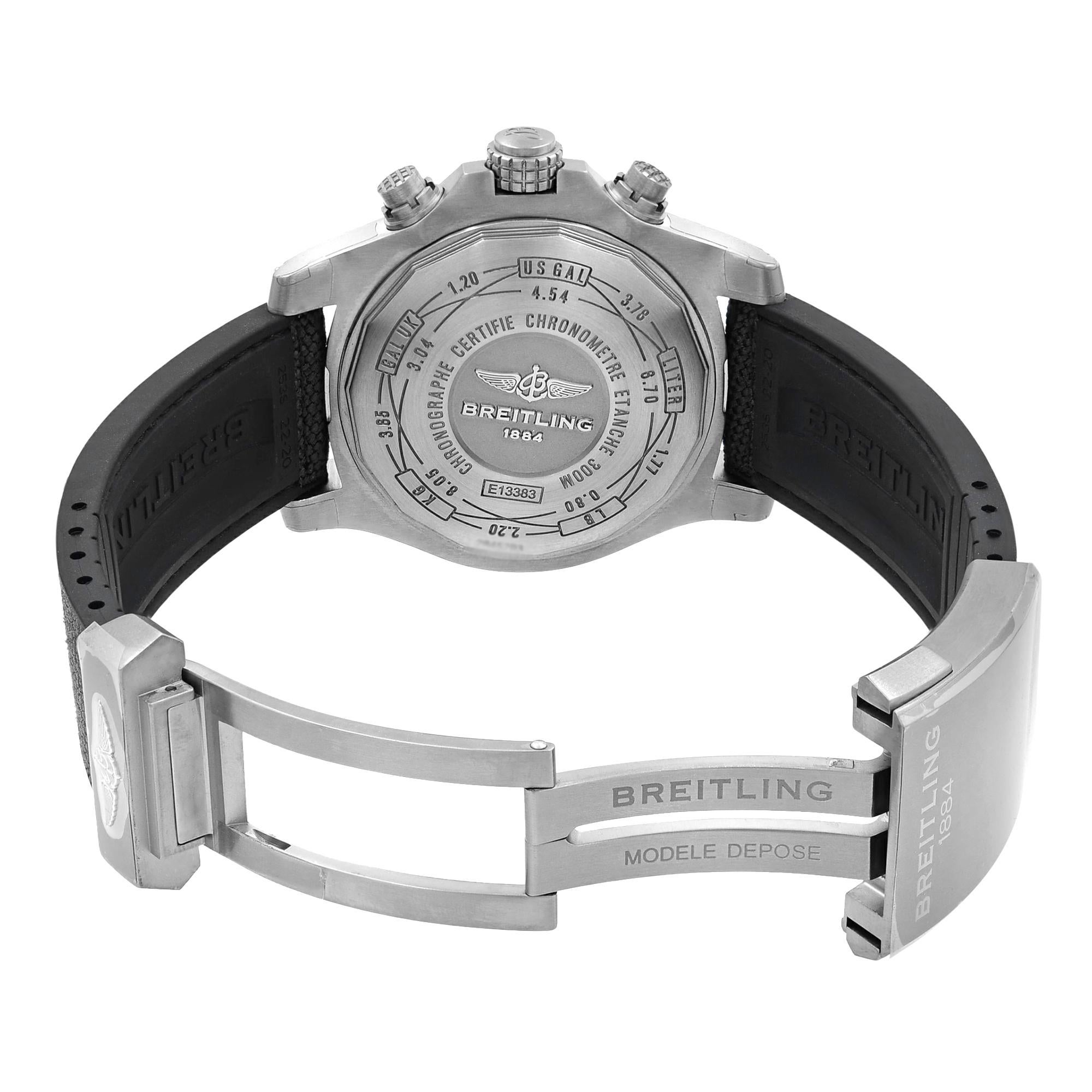 Breitling Avenger Bandit Titanium Grey Dial Men's Watch E1338310/M536-253S 2