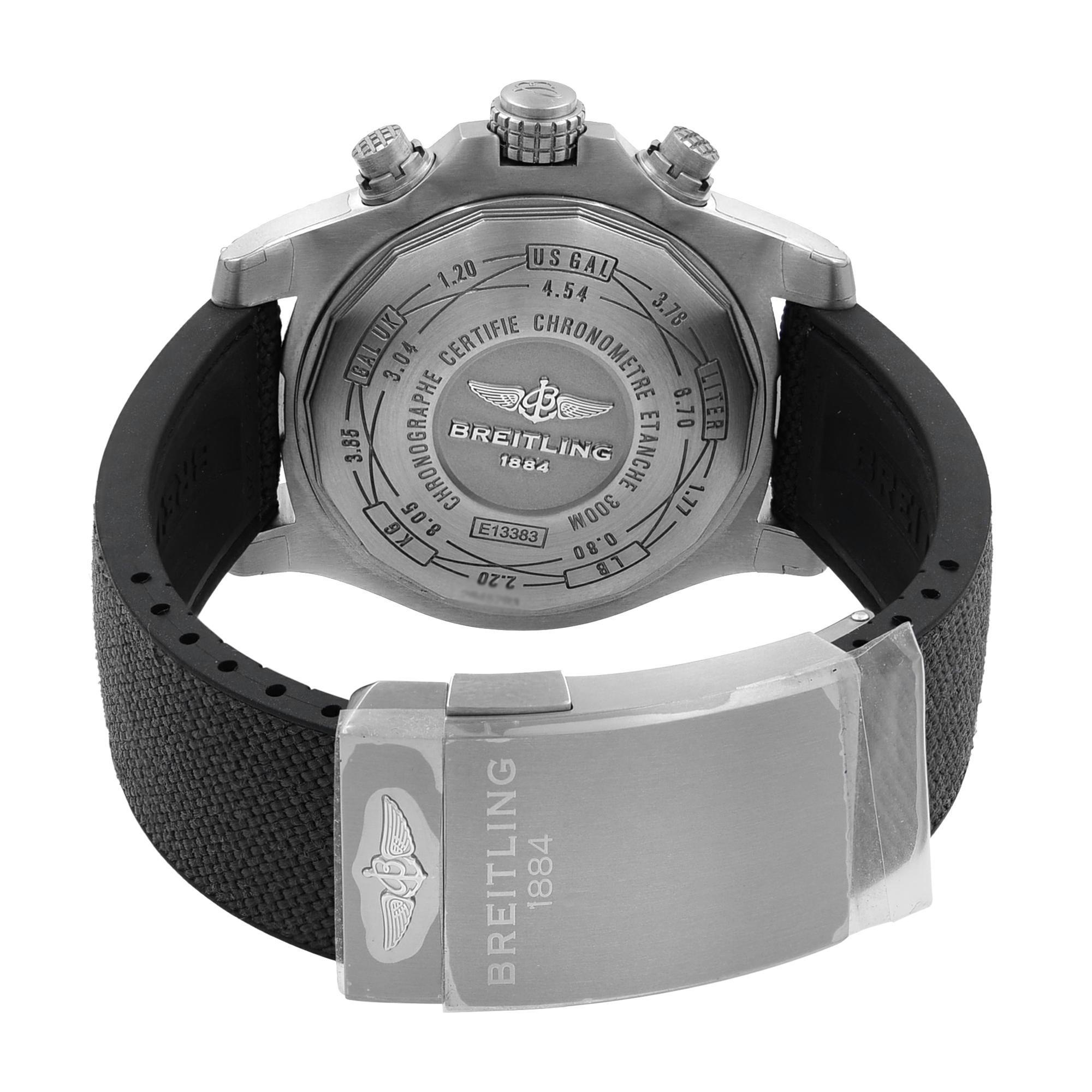 Breitling Avenger Bandit Titanium Grey Dial Men's Watch E1338310/M536-253S 3