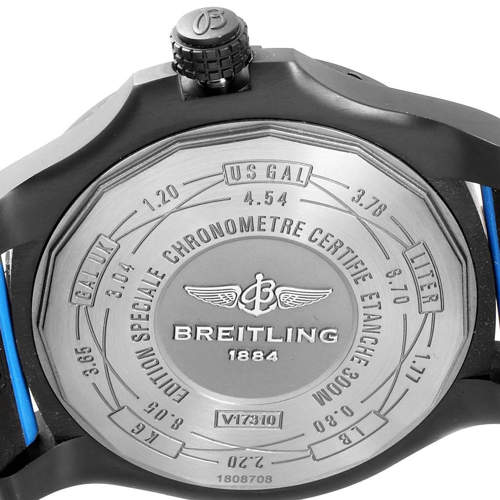 Men's Breitling Avenger Blackbird 48 Titanium Rubber Strap Men’s Watch V17310 For Sale