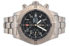 Breitling Avenger Chronograph 44mm Titanium Black Arabic Dial Automatic Ref: E13