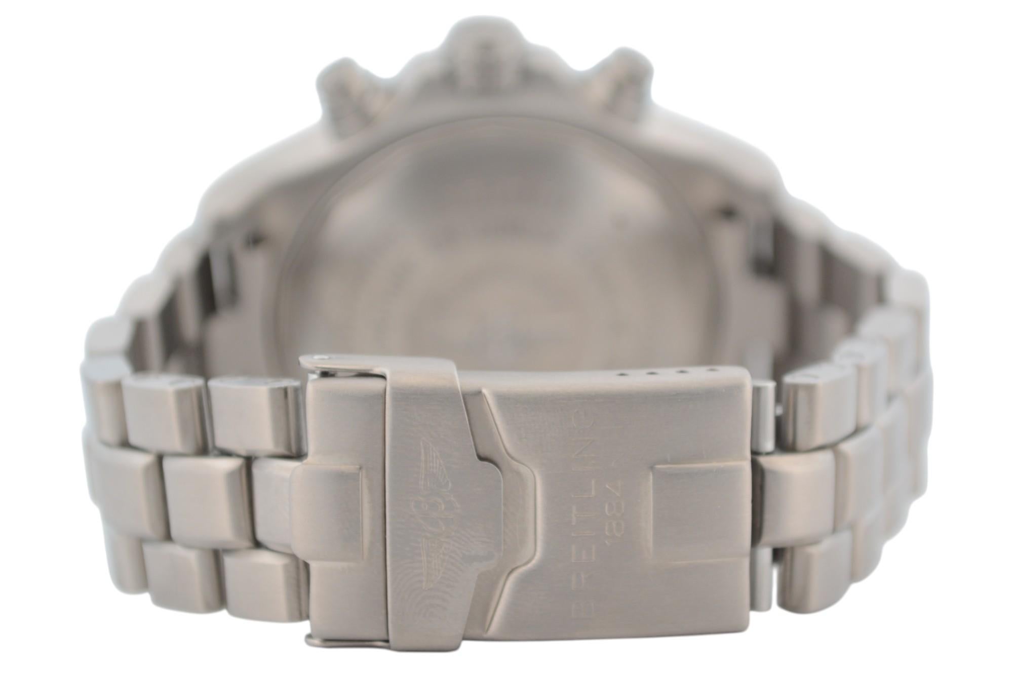 Breitling Avenger Chronograph 44mm Titanium Black Arabic Dial Automatic Ref: E13 For Sale 1