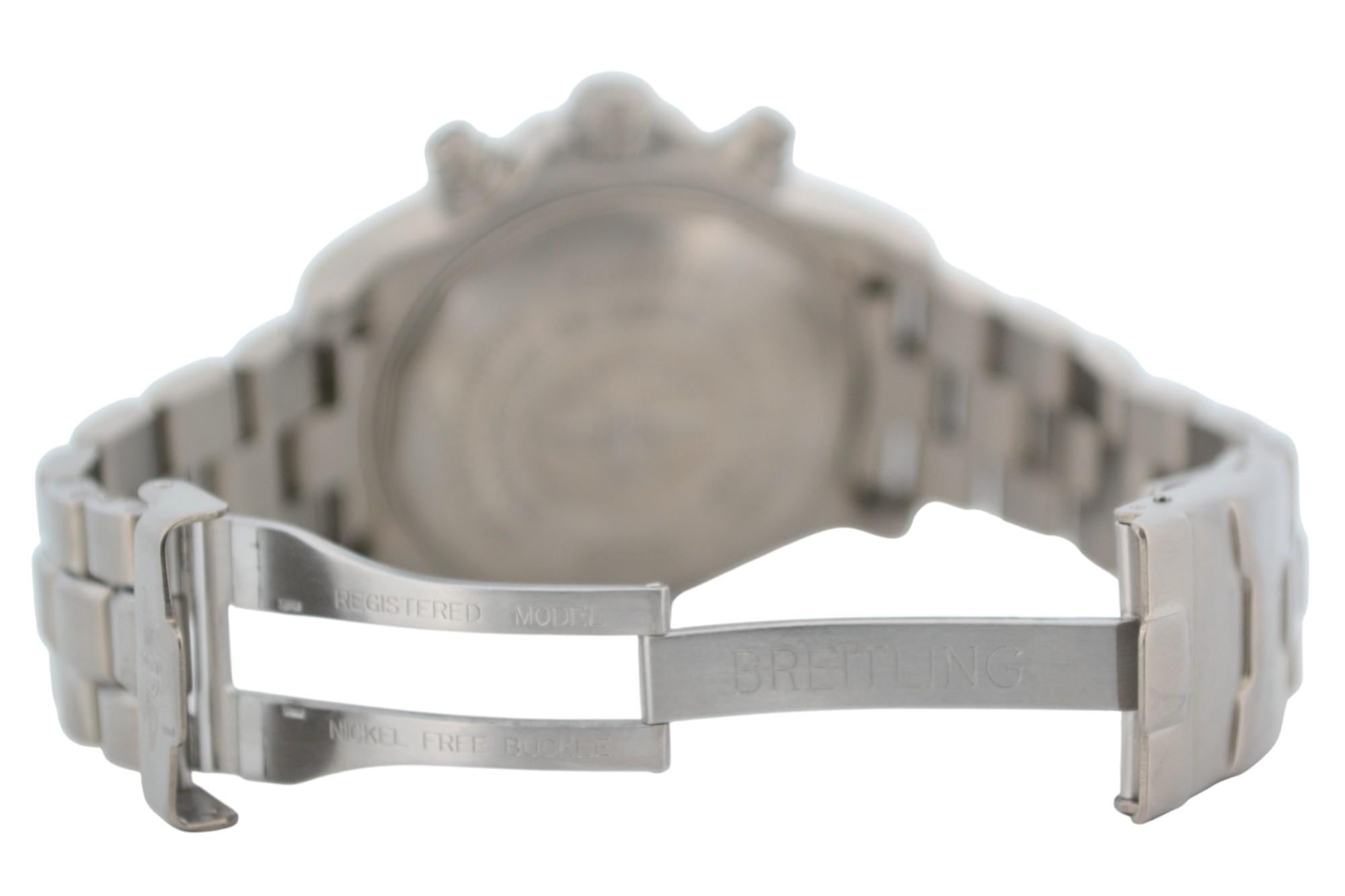 Breitling Avenger Chronograph 44mm Titanium Black Arabic Dial Automatic Ref: E13 For Sale 4