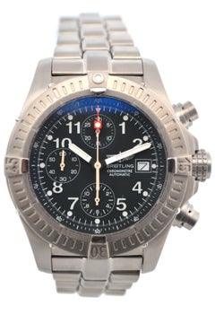 Breitling Avenger Chronograph 44mm Titanium Black Arabic Dial Automatic Ref: E13