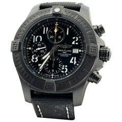 Breitling Avenger Chronograph V13317 45 Night Mission Black Titanium Box Receipt
