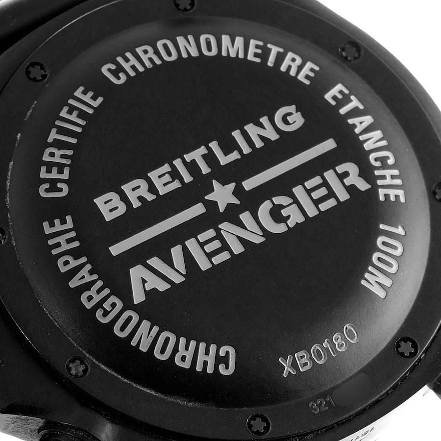 Breitling Avenger Hurricane 12H Yellow Dial Mens Watch XB0180 3