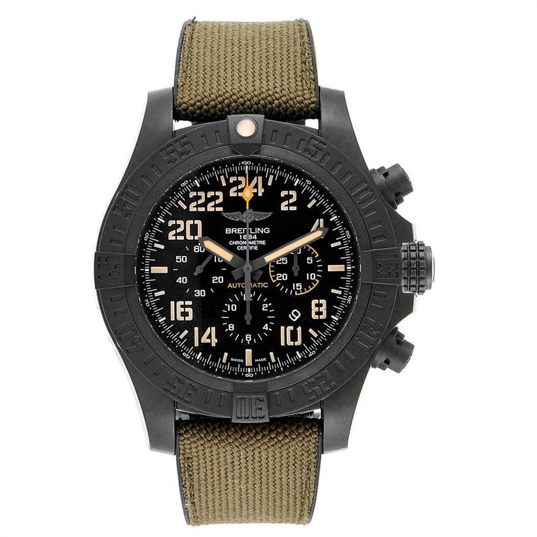 Breitling Avenger Hurricane 50 Military Limited Watch XB1210 Box Card ...