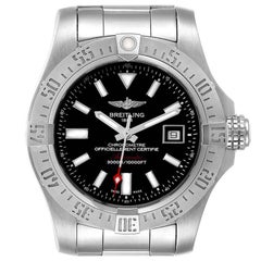 Breitling Avenger II 45 Seawolf Stahl Herrenuhr A17331 Box Card