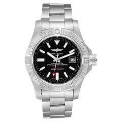 Breitling Avenger II 45 Seawolf Stahl Herrenuhr A17331 Box Karte