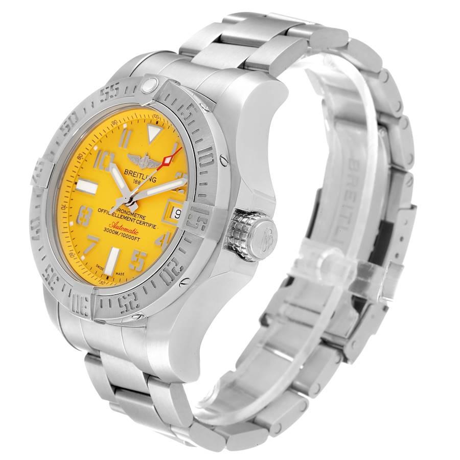 breitling yellow dial