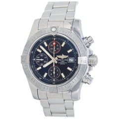 Breitling Avenger II A13381, Black Dial, Certified and Warranty