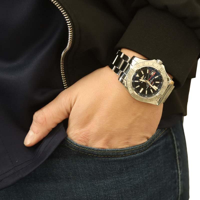 Breitling Avenger II GMT Herrenuhr A3239011 - Automatik 1 Yr Wnty im Zustand „Hervorragend“ im Angebot in Greensboro, NC