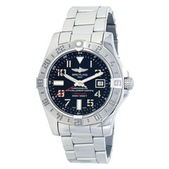 Used Breitling Avenger II GMT Stainless Steel Automatic Men's Watch A32390