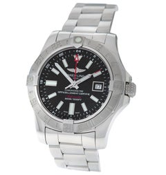 Breitling Avenger II GMT Steel Date Chronometer Automatic Watch