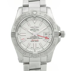 Breitling Avenger II GMT Steel White Dial Automatic Men Watch A3239011/G778-170A