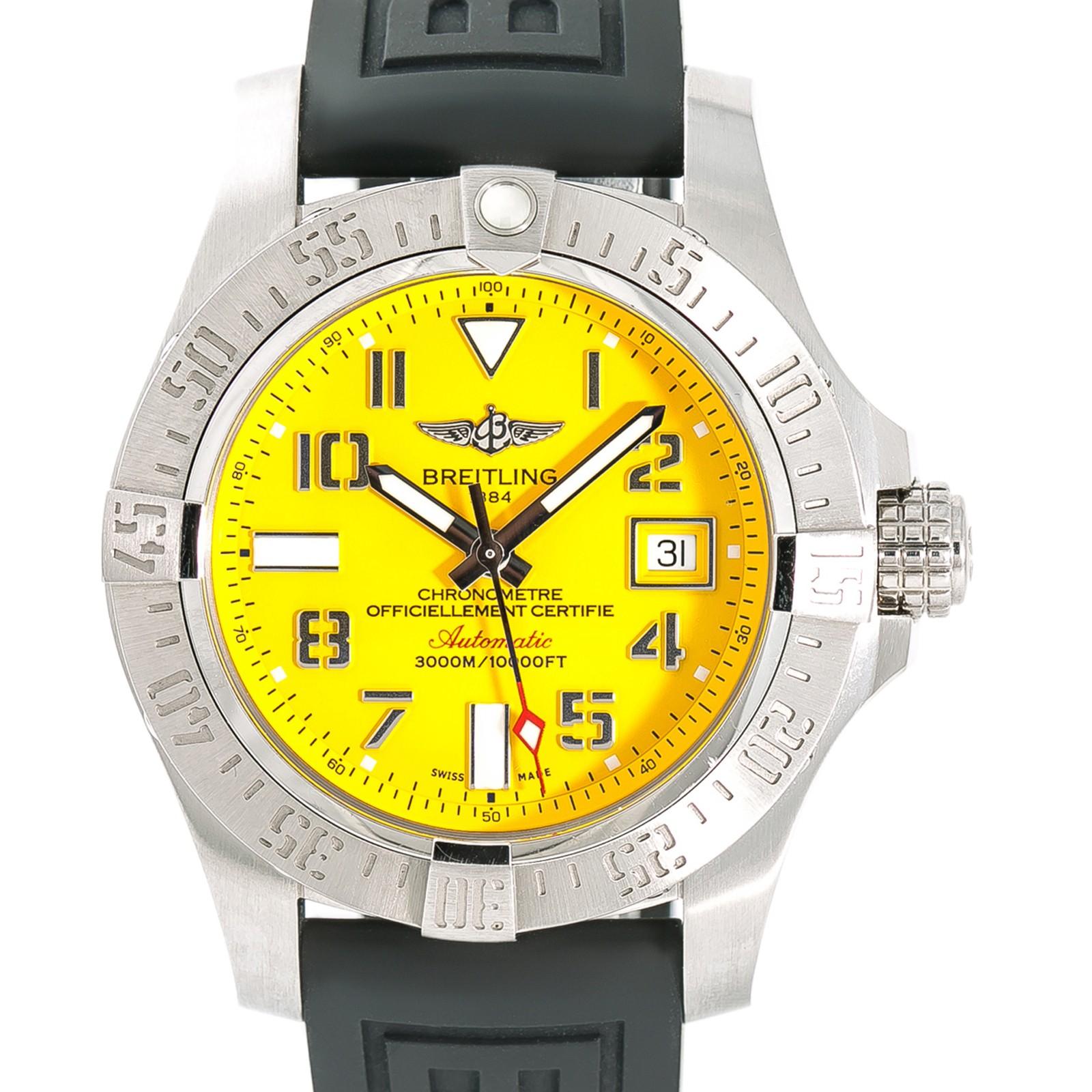 breitling avenger seawolf 2 yellow