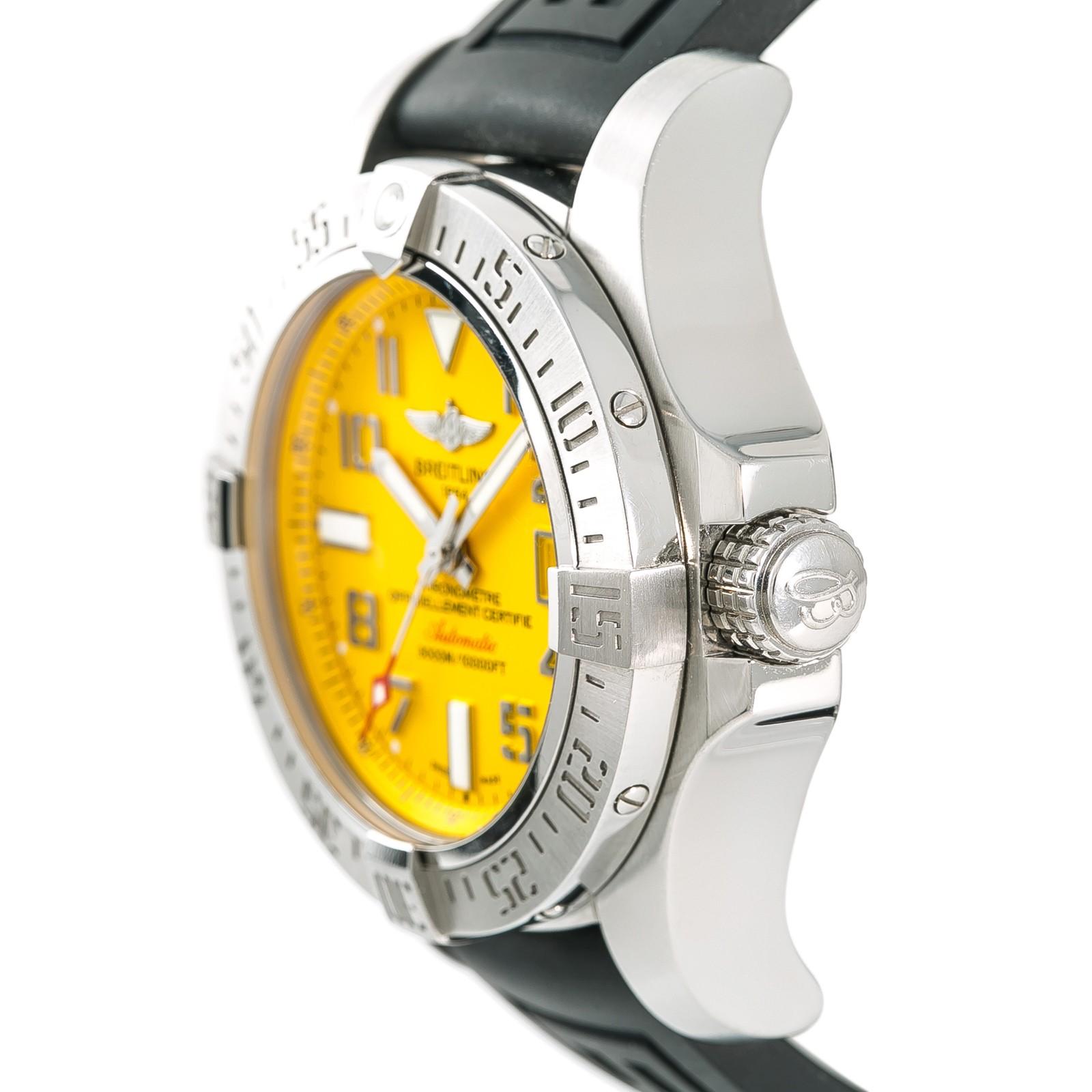 breitling yellow dial