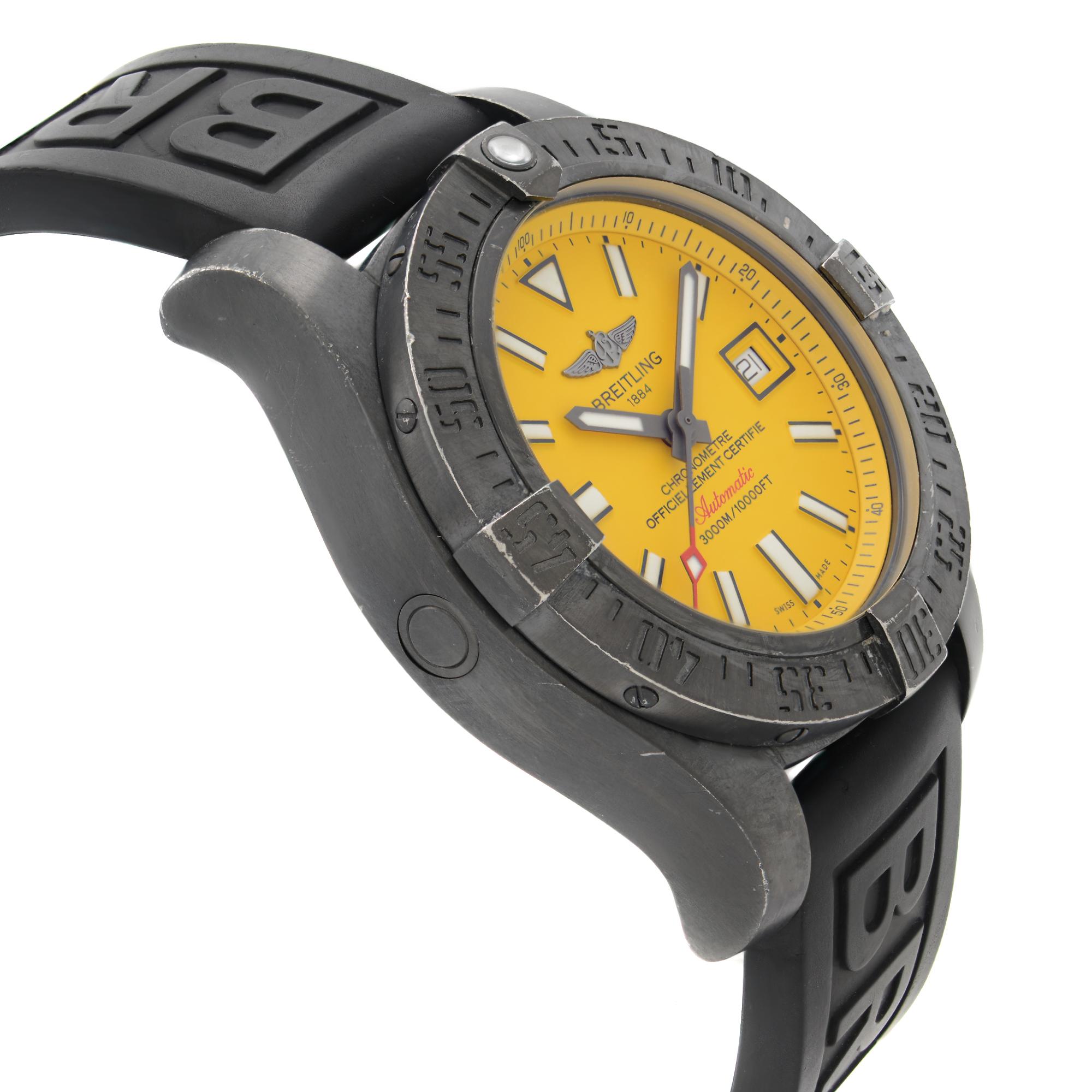 breitling yellow face limited edition