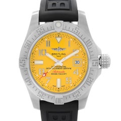 Breitling Avenger II Seawolf Steel Yellow Dial Automatic Men Watch A1733110/I519