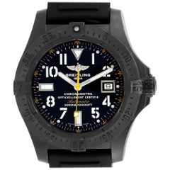 Breitling Avenger Seawolf Code Yellow Blacksteel LE Watch M17330 Box Papers