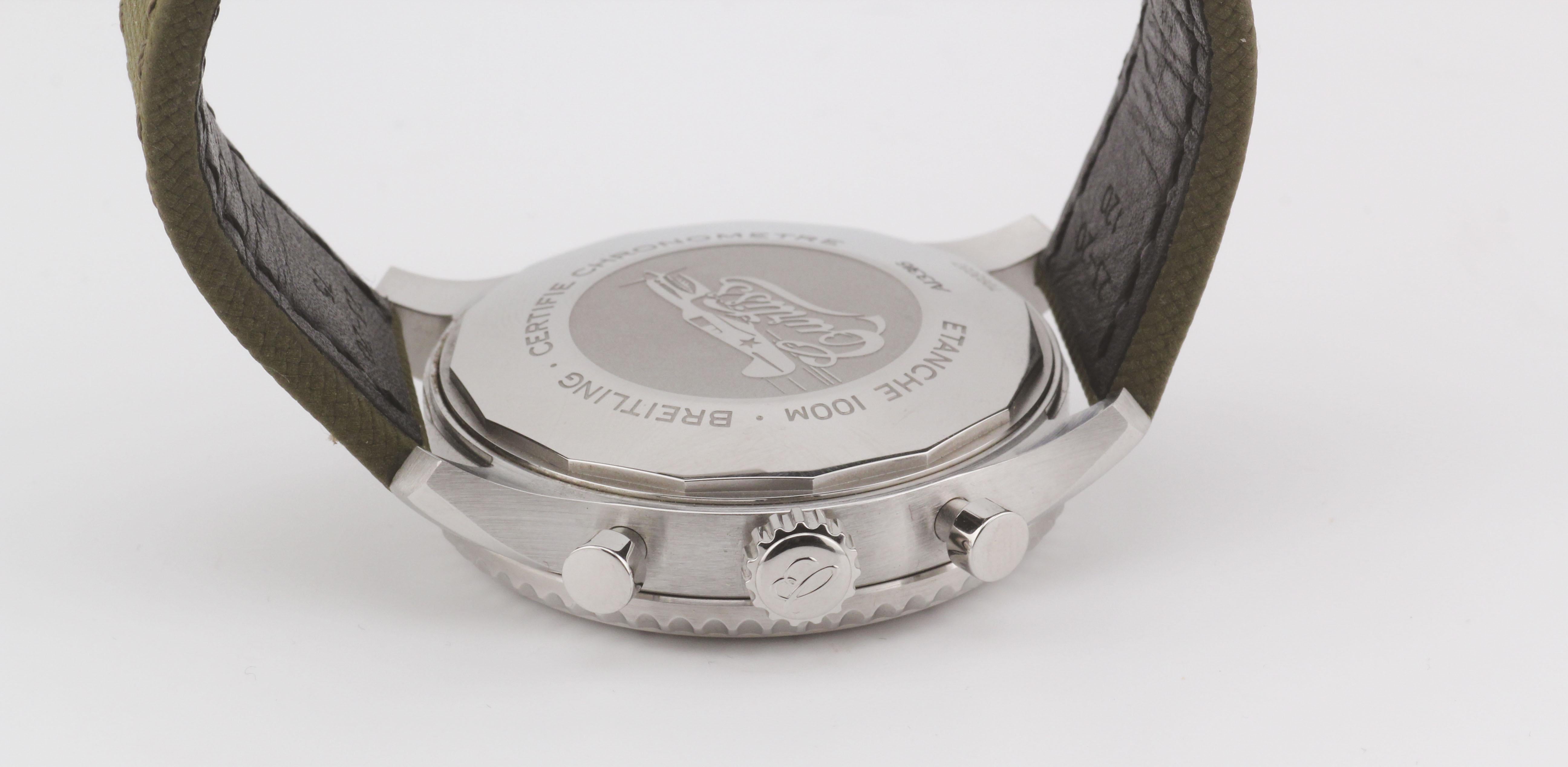 Breitling Aviator 8 Curtiss Warhawk Automatik-Chronograph 43mm Uhr A13316 Herren im Angebot