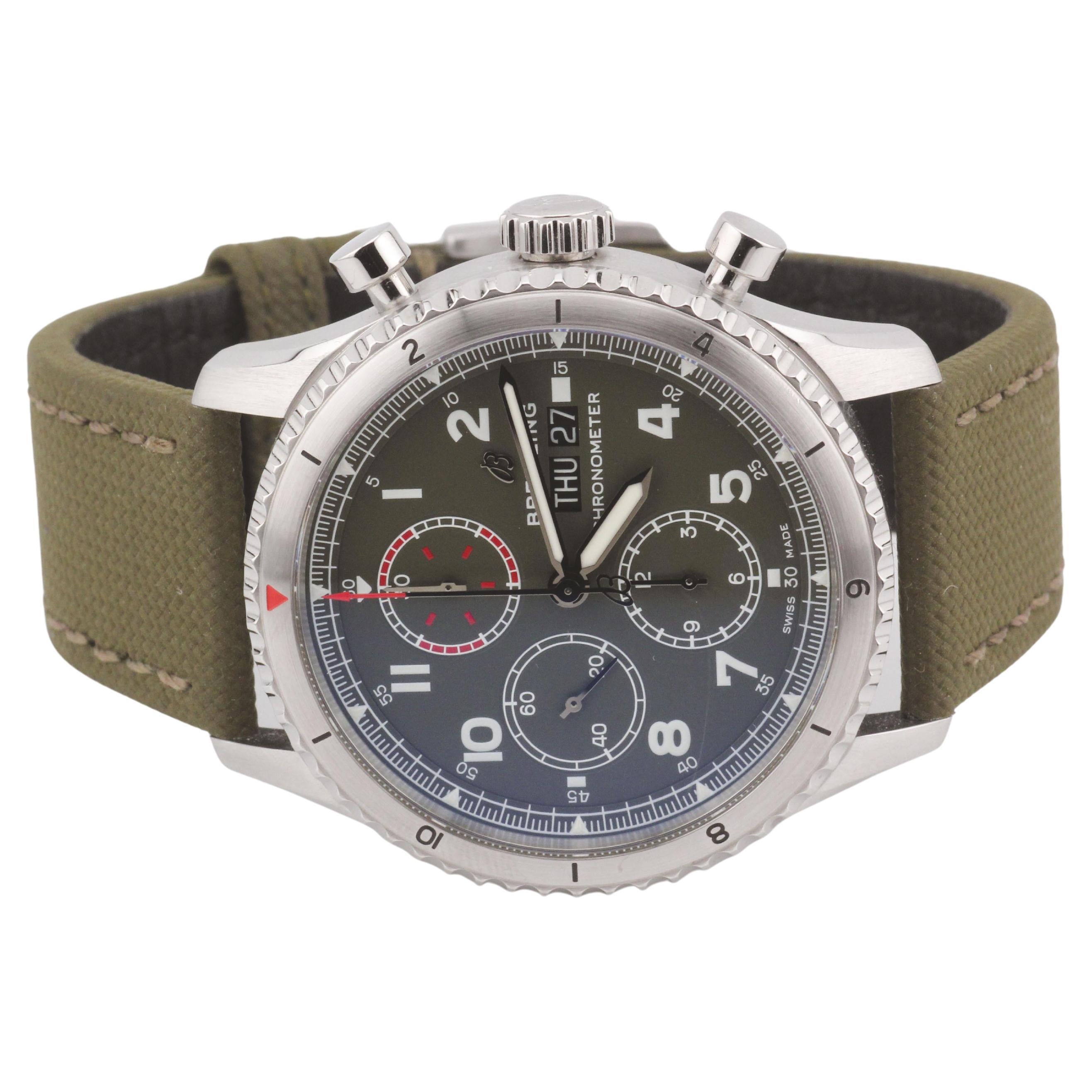 Breitling Aviator 8 Curtiss Warhawk Automatic Chronograph 43mm Watch A13316