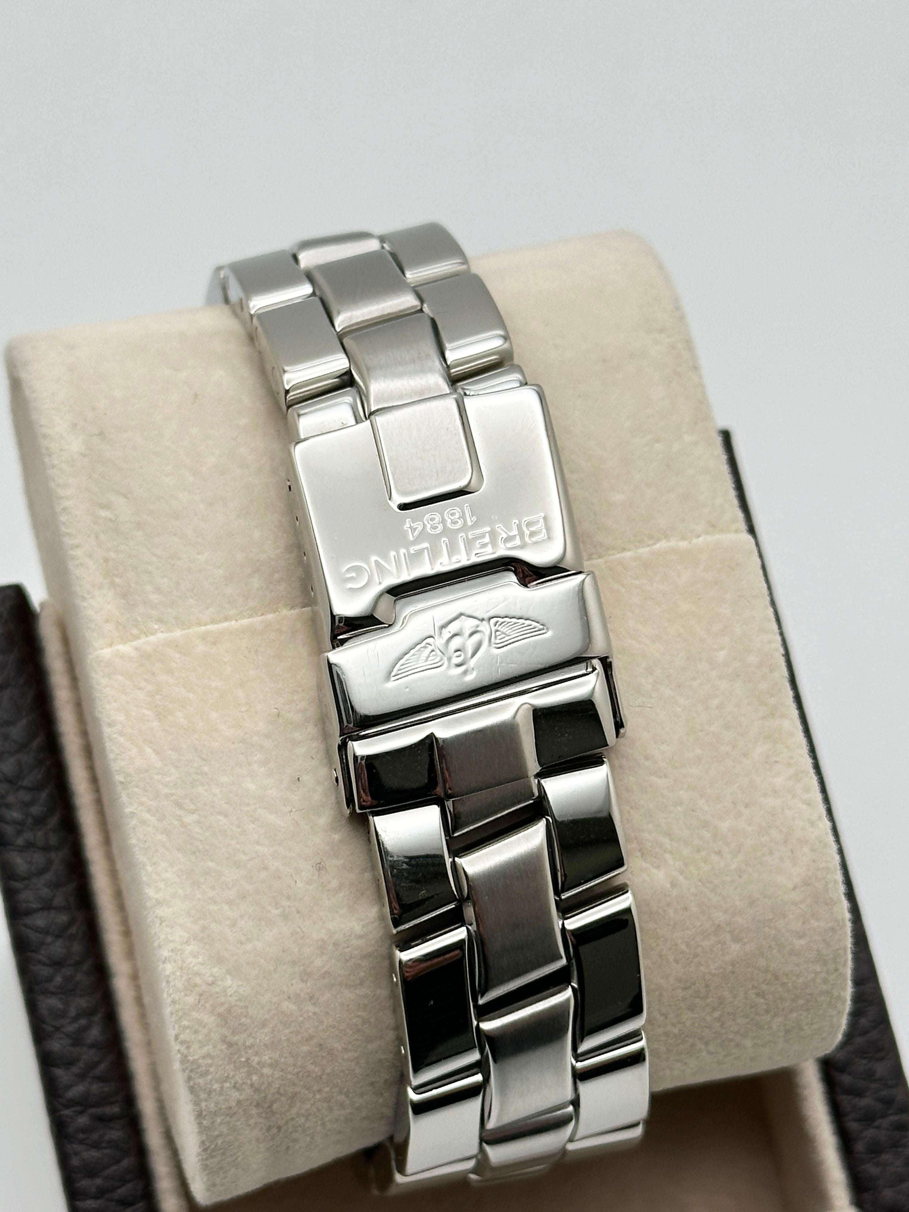 Breitling B-1 A78362 Quadrante Blu Acciaio 42mm in vendita 1