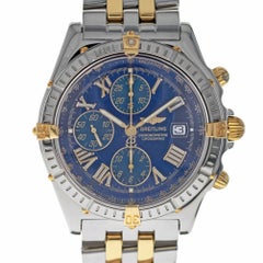 Breitling B13355 Blue Roman Crosswind Steel and 18 Karat Yellow Gold Automatic