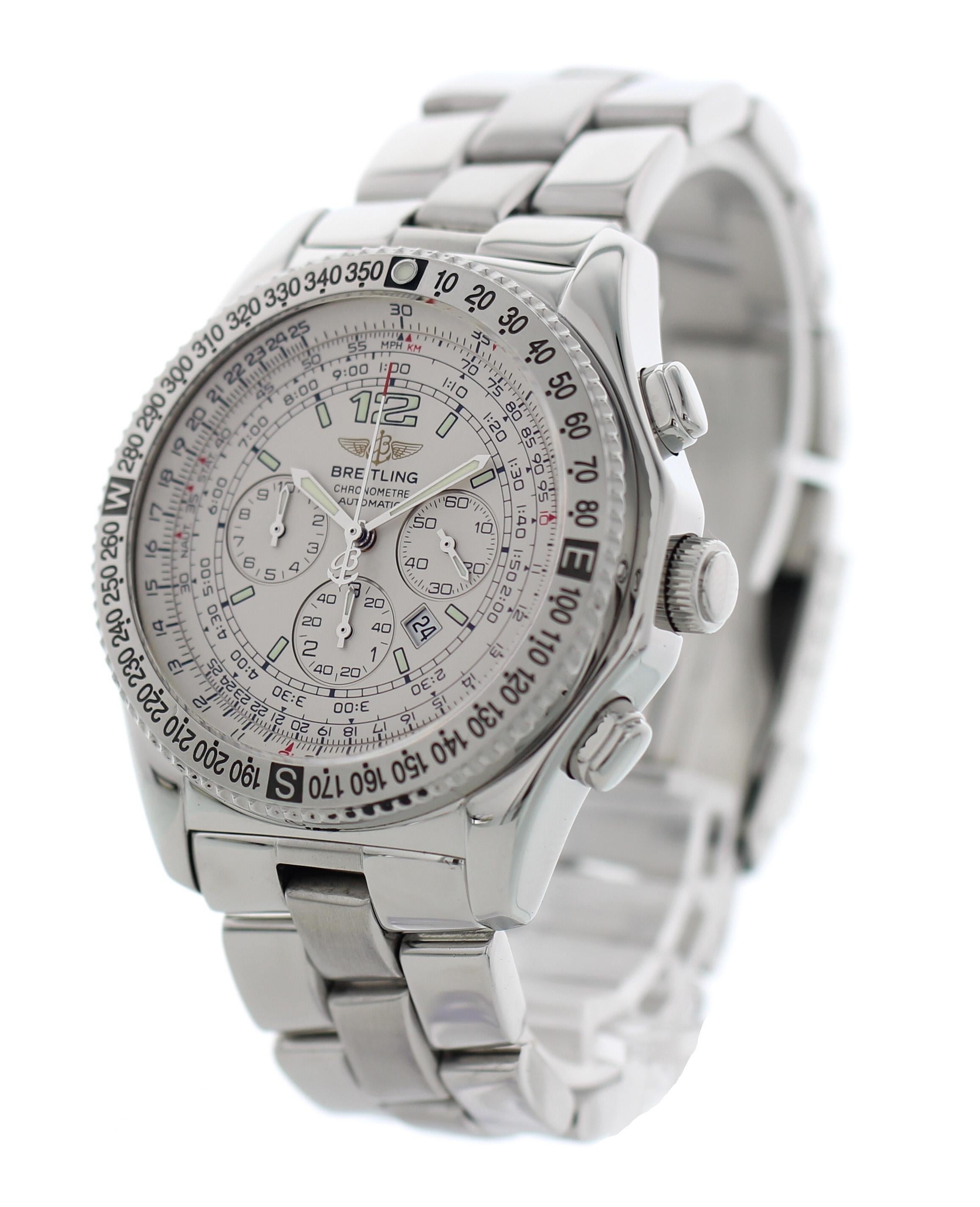 Men's Breitling B2 Chronograph A42362 Stainless Steel Automatic