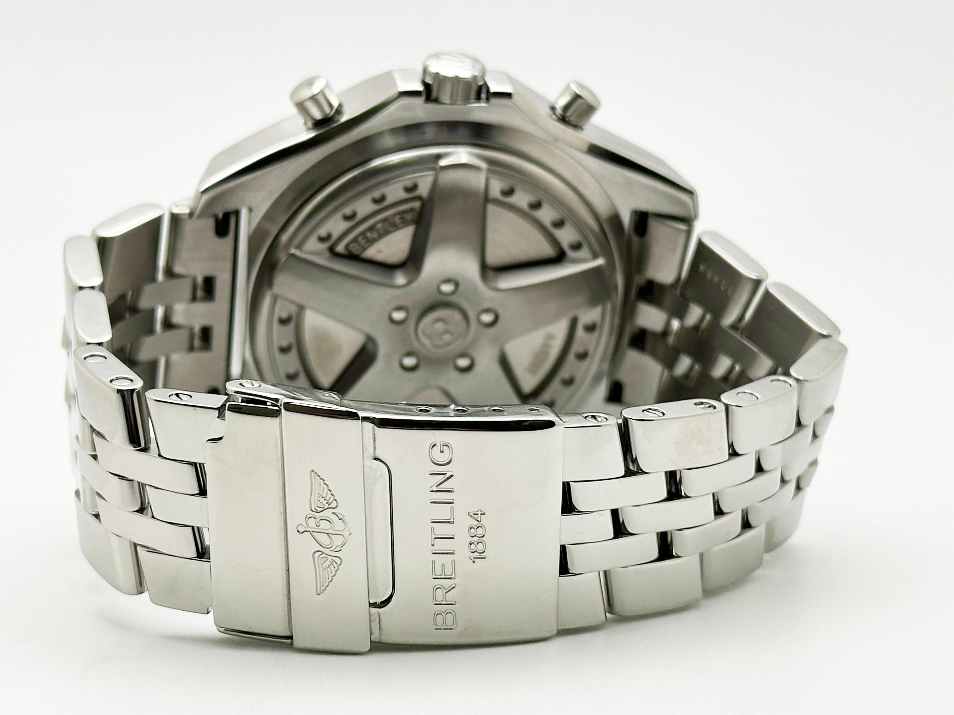 Breitling Bentley 6.75 A44362 Edelstahl 48mm im Angebot 1