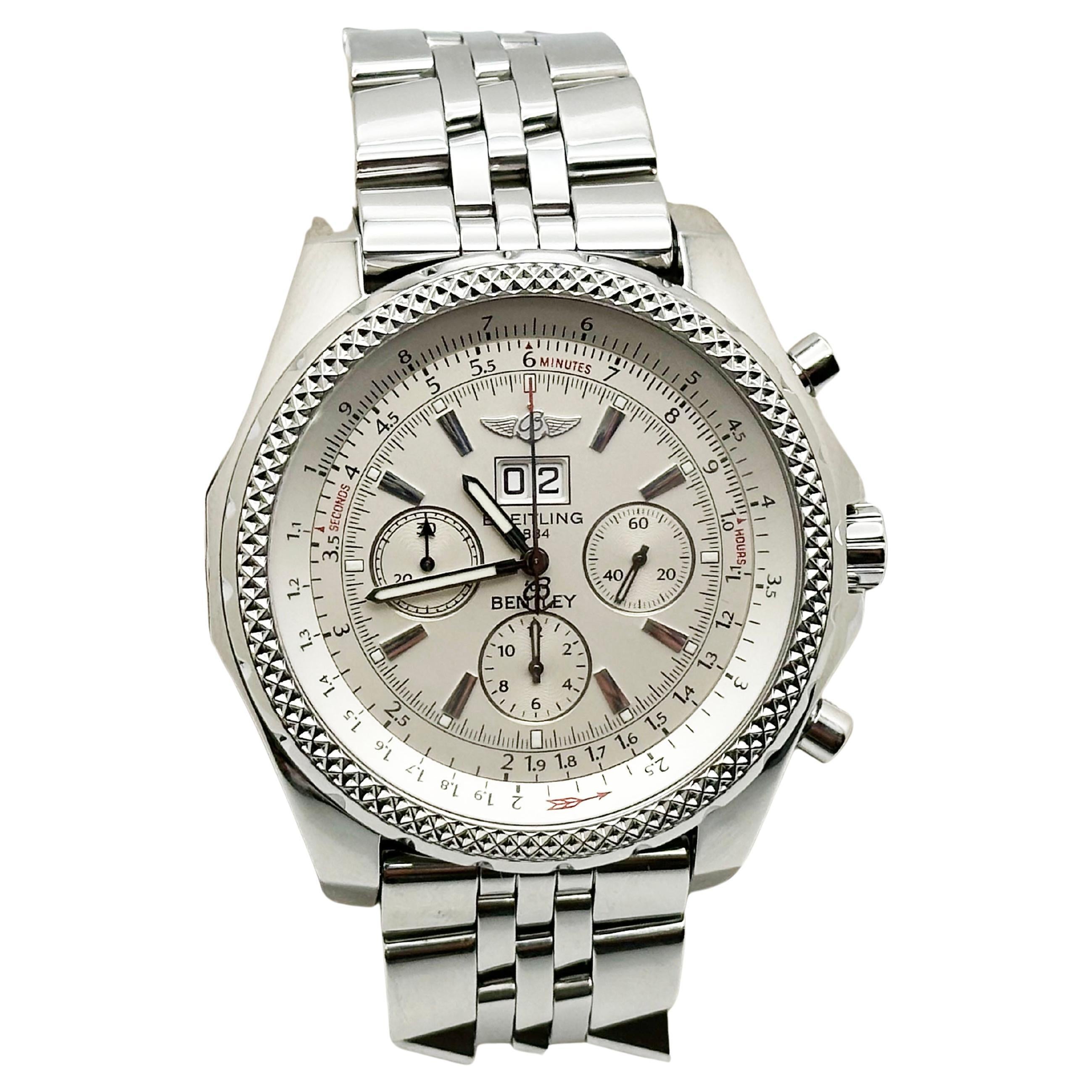 Breitling Bentley 6.75 A44362 Edelstahl 48mm im Angebot