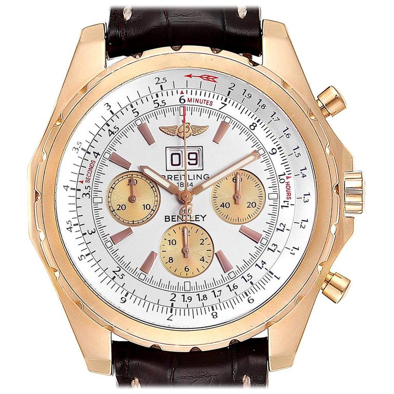 Breitling Bentley 6.75 Rose Gold Limited Edition Men's Watch H44363 For  Sale at 1stDibs | breitling bentley rose gold limited edition, breitling  bentley rose gold watch, breitling bentley gold