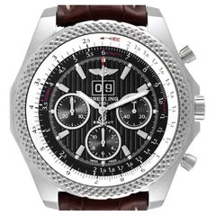 Breitling Bentley 6.75 Speed Black Dial Chronograph Mens Watch A44364 Box Papers