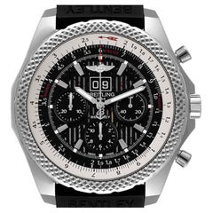 Breitling Bentley 6.75 Speed Black Dial Chronograph Mens Watch A44364