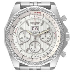 Breitling Bentley 6.75 Speed Chronograph Black Dial Watch A44364 Box Card