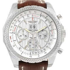 Breitling Bentley 6.75 Speed Chronograph Silver Dial Watch A44364 Unworn