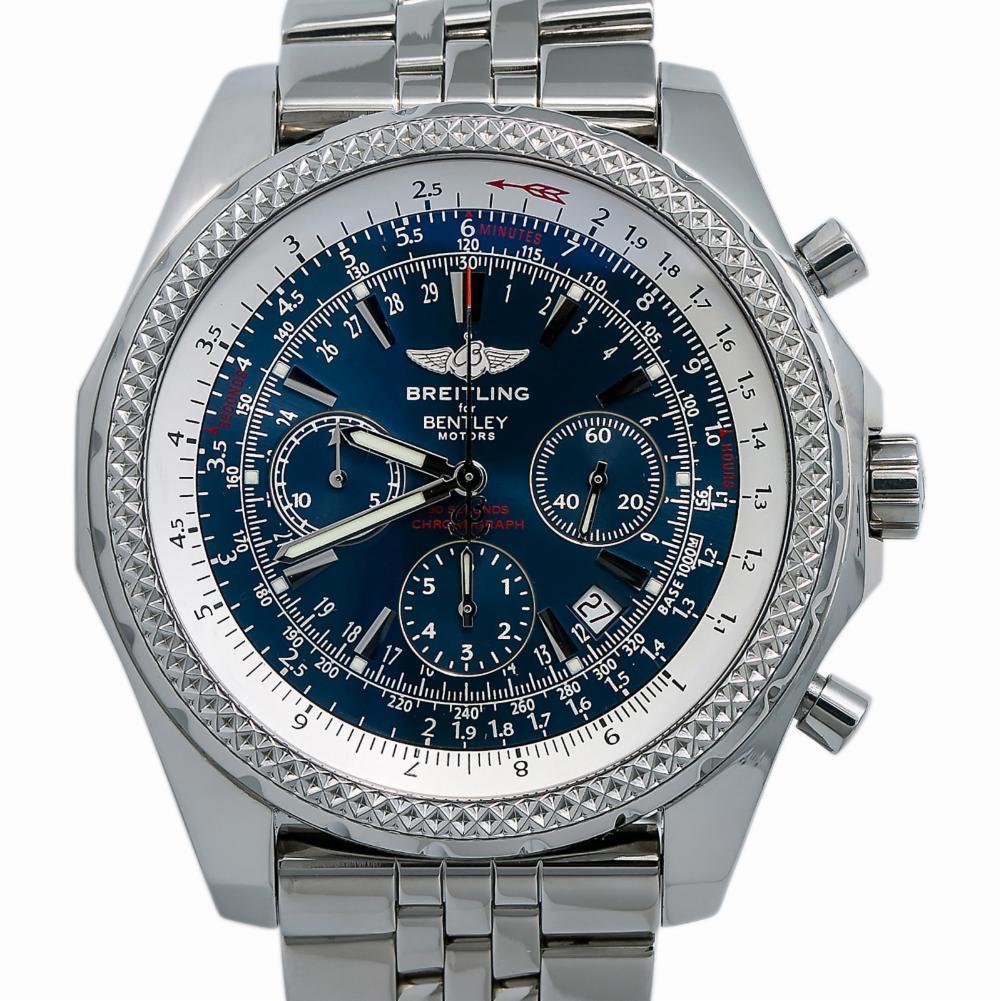 Men's Breitling Bentley A25362, Blue Dial, Certified and Warranty