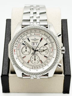 Breitling Bentley A44362 Silver Dial Stainless Steel 48mm Box Paper 2006